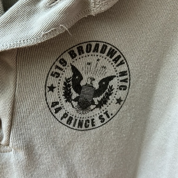 Brandy Melville NYC store exclusive button neck long sleeve top - Picture 3 of 4